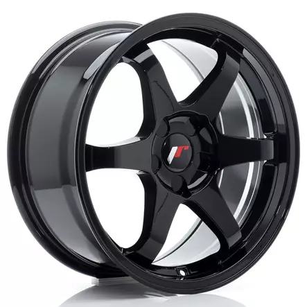 JR Wheels JR3 17x8 ET20-35 BLANK Gloss Black - Japan Racing vanteet - 5906871153324 - 1