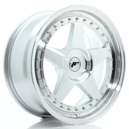 JR Wheels JR6 18x8 ET20-35 BLANK Silver Machined Face - Japan Racing vanteet - 5902211999454 - 1