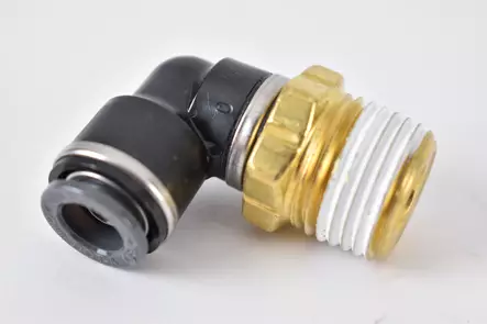 Paineilmaliitin 1/2" MNPT 3/8" letku 90 asteen kulma - Paineilmaliittimet ja sovitteet - paineil0014 - 1