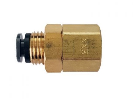 Paineilmaliitin Bulkhead naaras 1/4" letku 1/4" FNPT - Paineilmaliittimet ja sovitteet - paineil0004 - 1