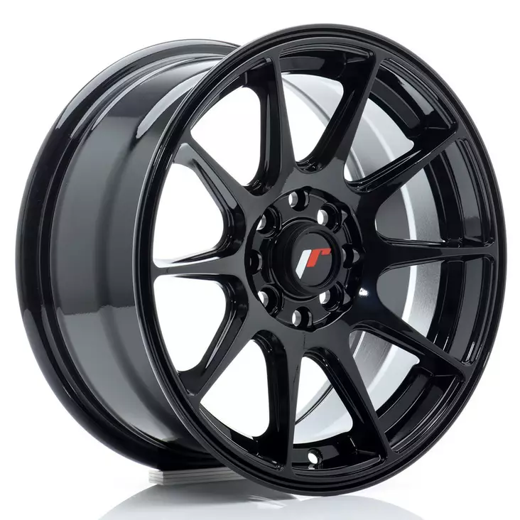 JR Wheels JR11 15x7 ET30 5x100/114 Gloss Black - Japan Racing vanteet - 5902211977124 - 1