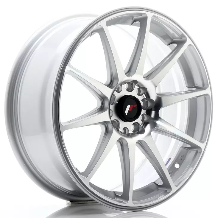 JR Wheels JR11 18x7,5 ET40 5x112/114 Silver Machined - Japan Racing vanteet - 5902211912354 - 1