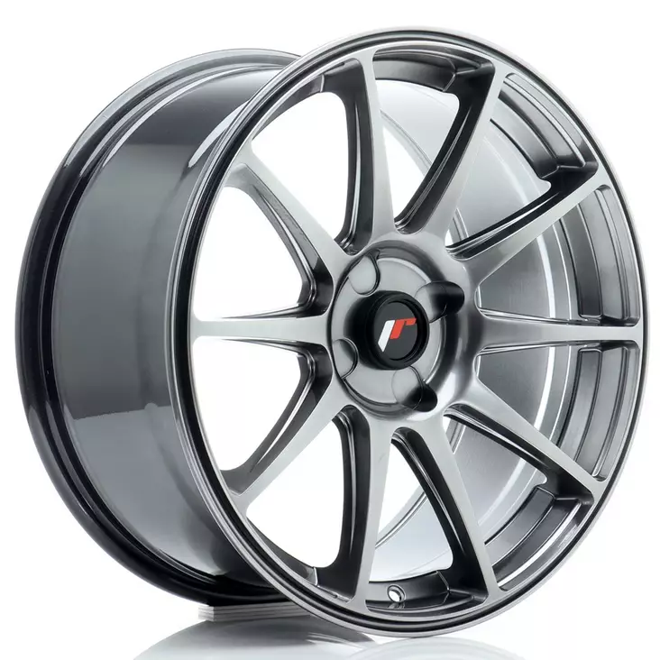 JR Wheels JR11 18x8,5 ET20-40 4H Blank Hyper Black - Japan Racing vanteet - 5902211989974 - 1