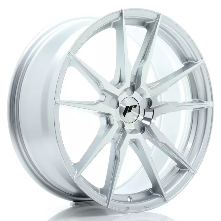 JR Wheels JR21 19x8,5 ET45 5x108 Silver Machined - Japan Racing vanteet - 5906871169844 - 1