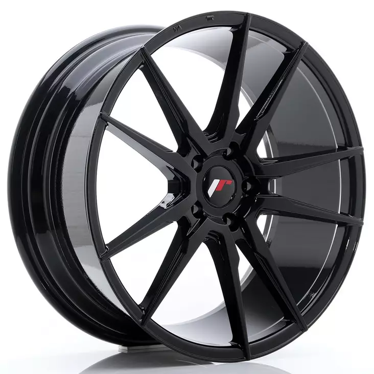 JR Wheels JR21 20x8,5 ET40 5x112 Glossy Black - Japan Racing vanteet - 5902211950554 - 1