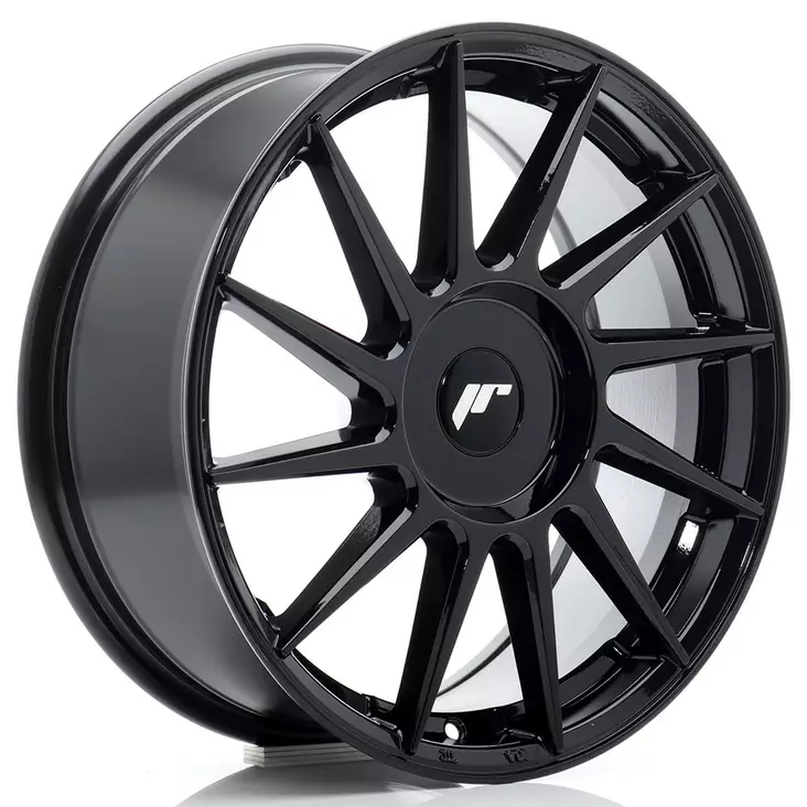 JR Wheels JR22 17x7 ET20-40 BLANK Glossy Black - Japan Racing vanteet - 5902211973904 - 1