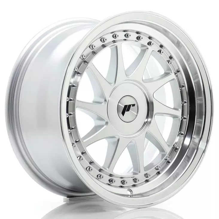JR Wheels JR26 16x8 ET10-30 BLANK Silver Machined Face - Japan Racing vanteet - 5902211975984 - 1