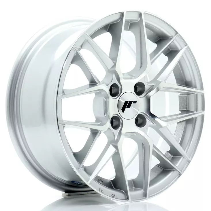 JR Wheels JR28 15x7 ET25 4x100 Silver Machined Face - Japan Racing vanteet - 5902211980674 - 1