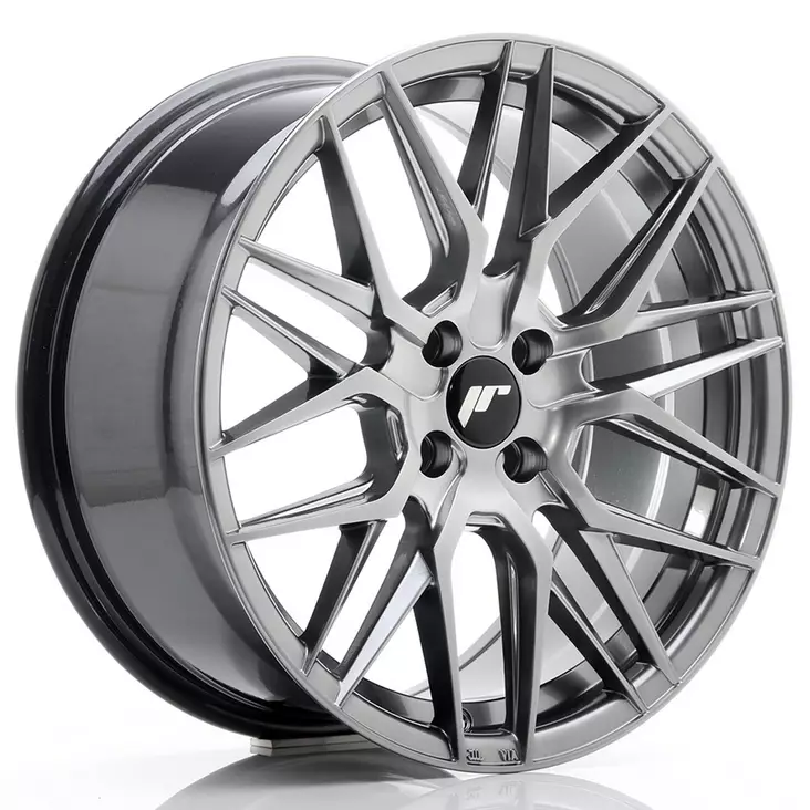 JR Wheels JR28 17x8 ET40 4x100 Hyper Black - Japan Racing vanteet - 5902211936794 - 1