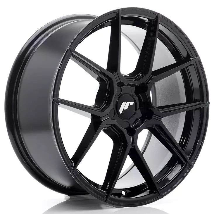 JR Wheels JR30 18x8 ET20-40 BLANK Gloss Black - Japan Racing vanteet - 5906871153294 - 1