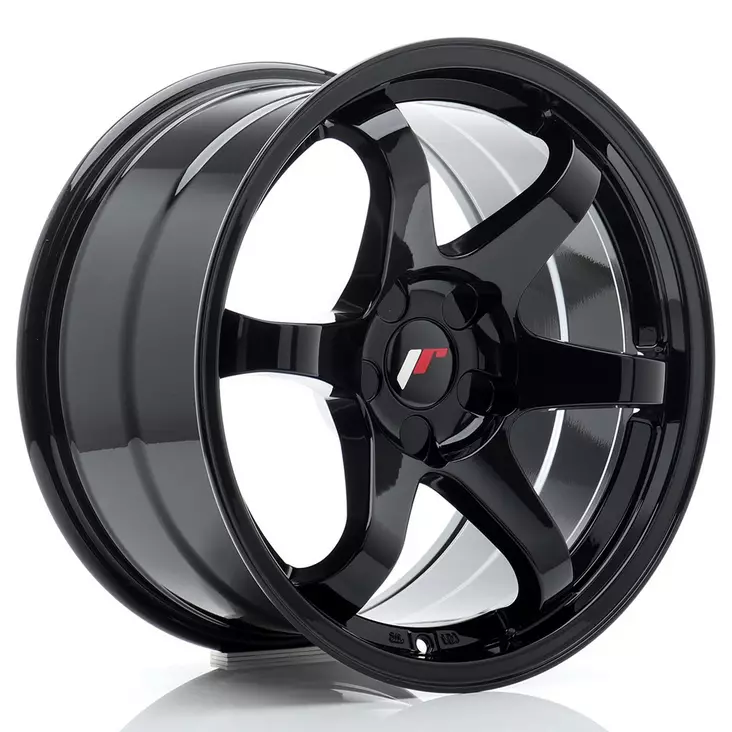 JR Wheels JR3 17x9 ET20-35 5H BLANK Gloss Black - Japan Racing vanteet - 5902211992004 - 1