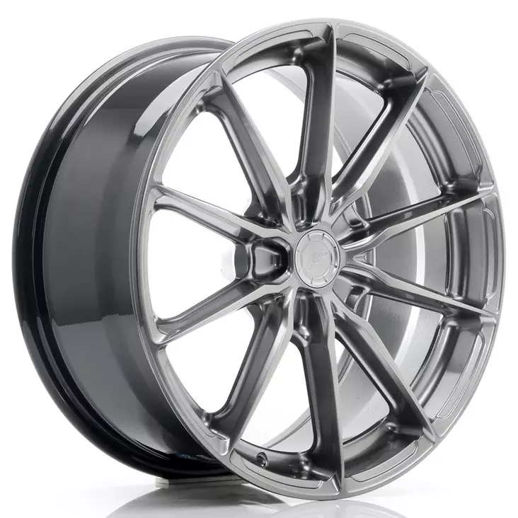 JR Wheels JR37 18x8 ET35 5x112 Hyper Black - Japan Racing vanteet - 5906871107914 - 1