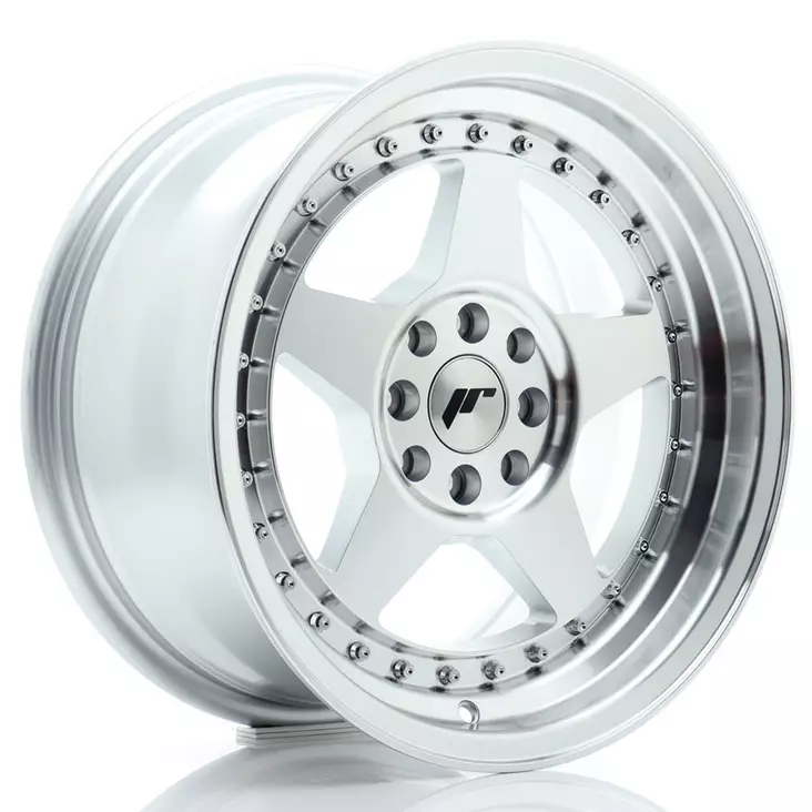 JR Wheels JR6 16x8 ET25 4x100/108 Silver Machined Face - Japan Racing vanteet - 5902211999164 - 1