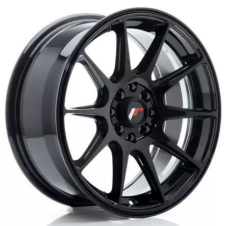 JR Wheels JR11 16x7 ET30 4x100/114 Gloss Black - Japan Racing vanteet - 5902211997245 - 1