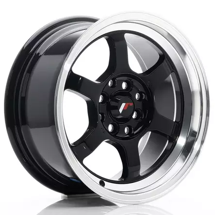 JR Wheels JR12 15x7,5 ET26 4x100/108 Gloss Black - Japan Racing vanteet - 5902211910855 - 1