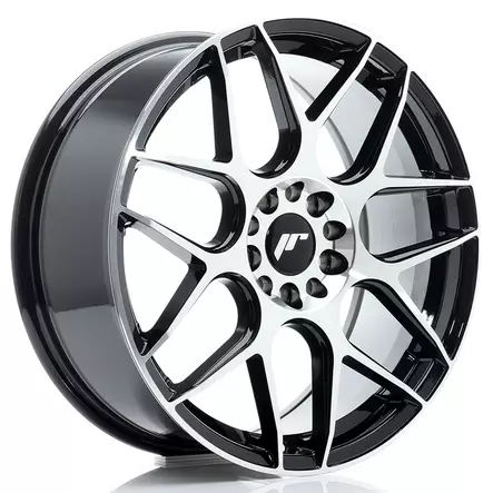 JR Wheels JR18 18x7,5 ET40 5x112/114 Black Machined Face - Japan Racing vanteet - 5902211993995 - 2