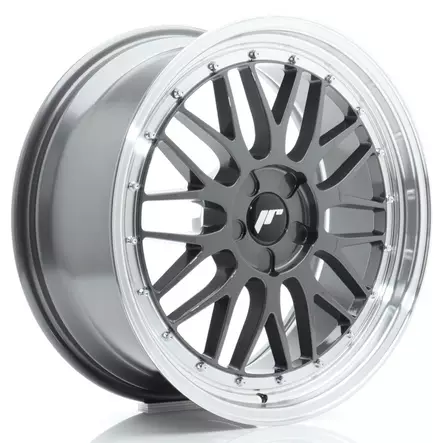JR Wheels JR23 19x8,5 ET20-45 5H BLANK Hyper Gray w/Machined Lip - Japan Racing vanteet - 5902211995425 - 1