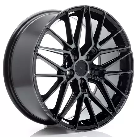 JR Wheels JR38 19x8 ET40 5x112 Black Machined w/Tinted Face - Japan Racing vanteet - 5902211974345 - 1