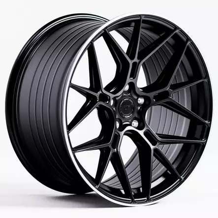 JR Wheels JR51 20x10,5 ET15-35 5H BLANK Satin Black w/ Machined Lip - Japan Racing vanteet - 5906871146685 - 1