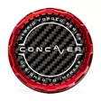 Concaver Premium Center Cap - Classic Carbon - Red Anodized - Vanteiden keskikupit - 5906871153775 - 1