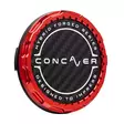 Concaver Premium Center Cap - Classic Carbon - Red Anodized - Vanteiden keskikupit - 5906871153775 - 2