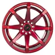 Barzetta Grottesco Candy Red 17x9 5x114,3 ET25 vanne - Alumiinivanteet muut merkit - BARZ01165 - 3