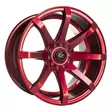 Barzetta Grottesco Candy Red 17x9 5x114,3 ET25 vanne - Alumiinivanteet muut merkit - BARZ01165 - 1