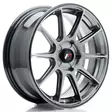 JR Wheels JR11 17x7 ET20-38 5H BLANK Hyper Black - Japan Racing vanteet - 5902211997405 - 1