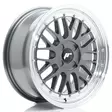 JR Wheels JR23 17x7,5 ET20-40 4H BLANK Hyper Gray w/Machined Lip - Japan Racing vanteet - 5902211994985 - 1