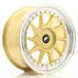 JR Wheels JR26 17x8 ET20-35 BLANK Gold w/Machined Lip - Japan Racing vanteet - 5906871103565 - 1