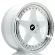 JR Wheels JR6 18x8,5 ET20-40 5H BLANK White w/Machined Lip - Japan Racing vanteet - 5902211999485 - 1