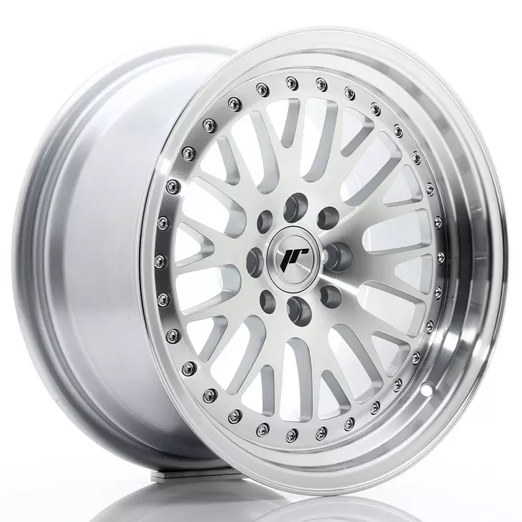 JR Wheels JR10 16x8 ET20 4x100/108 Silver Machined Face - Japan Racing vanteet - 5902211912705 - 1