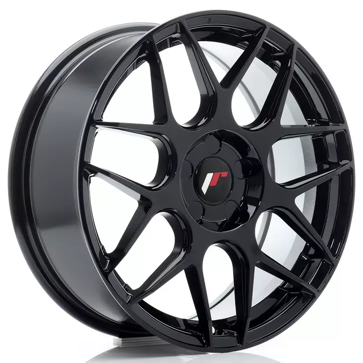 JR Wheels JR18 17x7 ET20-40 5H BLANK Gloss Black - Japan Racing vanteet - 5902211993605 - 1