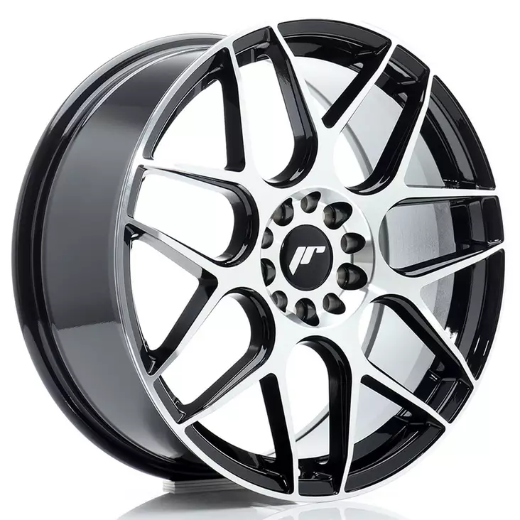 JR Wheels JR18 18x7,5 ET40 5x112/114 Black Machined Face - Japan Racing vanteet - 5902211993995 - 1