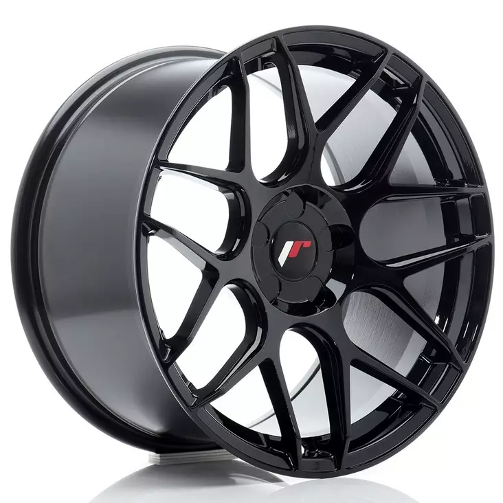 JR Wheels JR18 18x9,5 ET20-43 BLANK Gloss Black - Japan Racing vanteet - 5906871153225 - 1