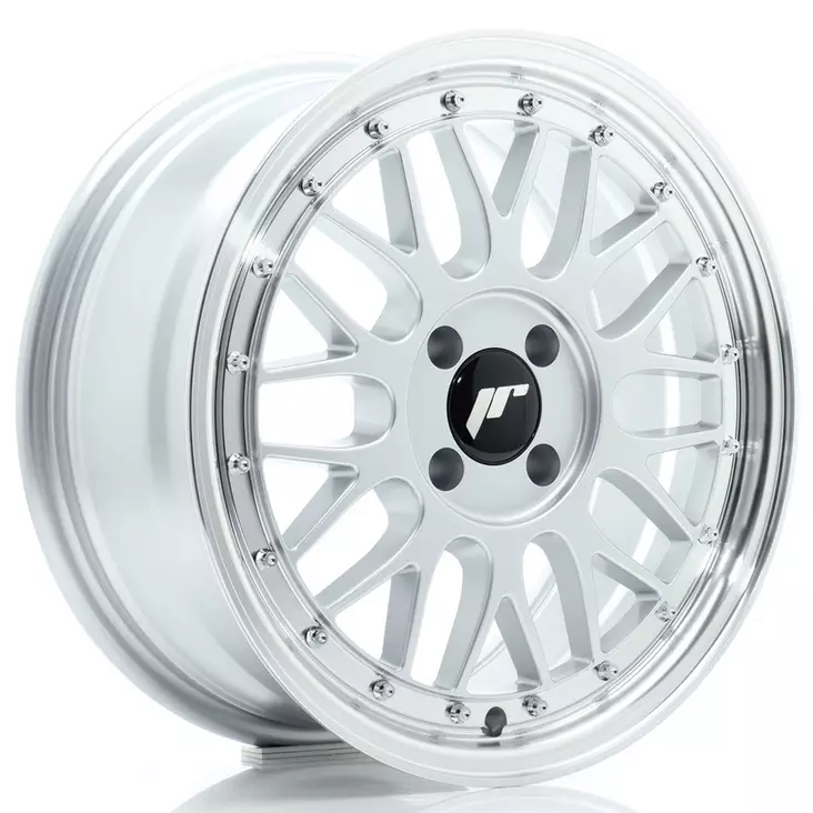 JR Wheels JR23 16x7 ET20 4x100 Hyper Silver w/Machined Lip - Japan Racing vanteet - 5902211994855 - 1