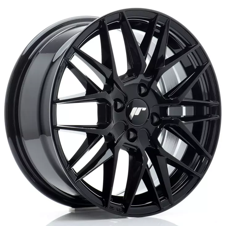 JR Wheels JR28 16x7 ET40 4x100 Gloss Black - Japan Racing vanteet - 5902211985525 - 1