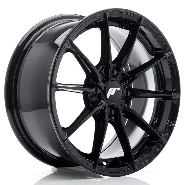 JR Wheels JR37 15x7 ET38 4x100 Glossy Black - Japan Racing vanteet - 5902211992325 - 1