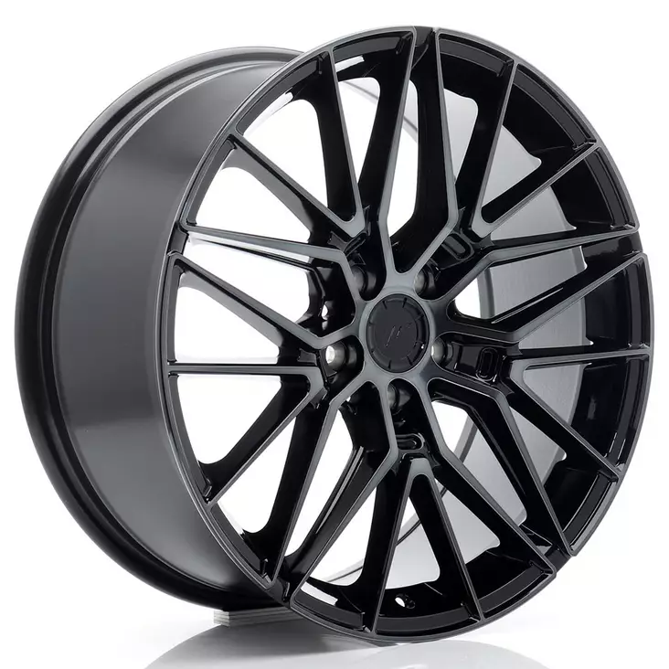 JR Wheels JR38 19x8 ET40 5x112 Black Machined w/Tinted Face - Japan Racing vanteet - 5902211974345 - 1