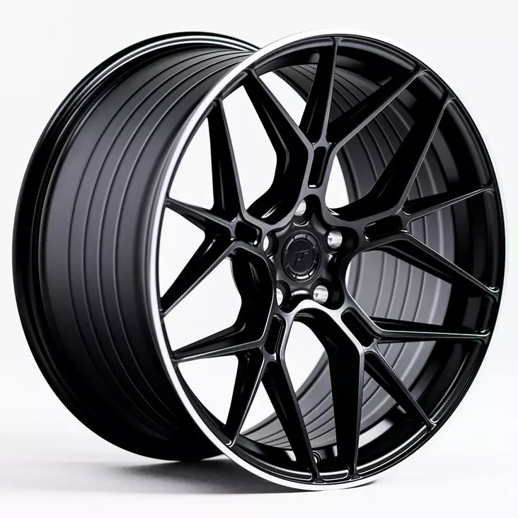 JR Wheels JR51 20x10,5 ET15-35 5H BLANK Satin Black w/ Machined Lip - Japan Racing vanteet - 5906871146685 - 1