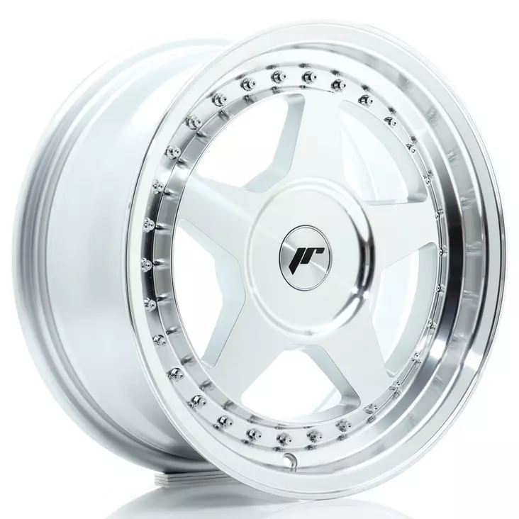 JR Wheels JR6 16x7 ET20-35 BLANK Silver Machined Face - Japan Racing vanteet - 5902211999065 - 1