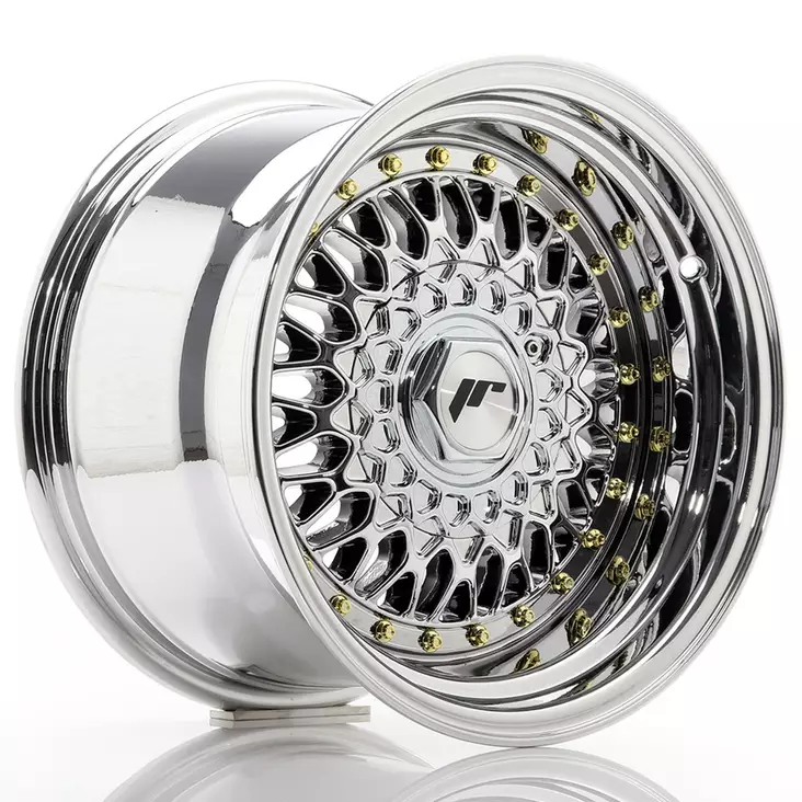 JR Wheels JR9 15x9 ET10 4x100/108 Chrome - Japan Racing vanteet - 5902211919605 - 1