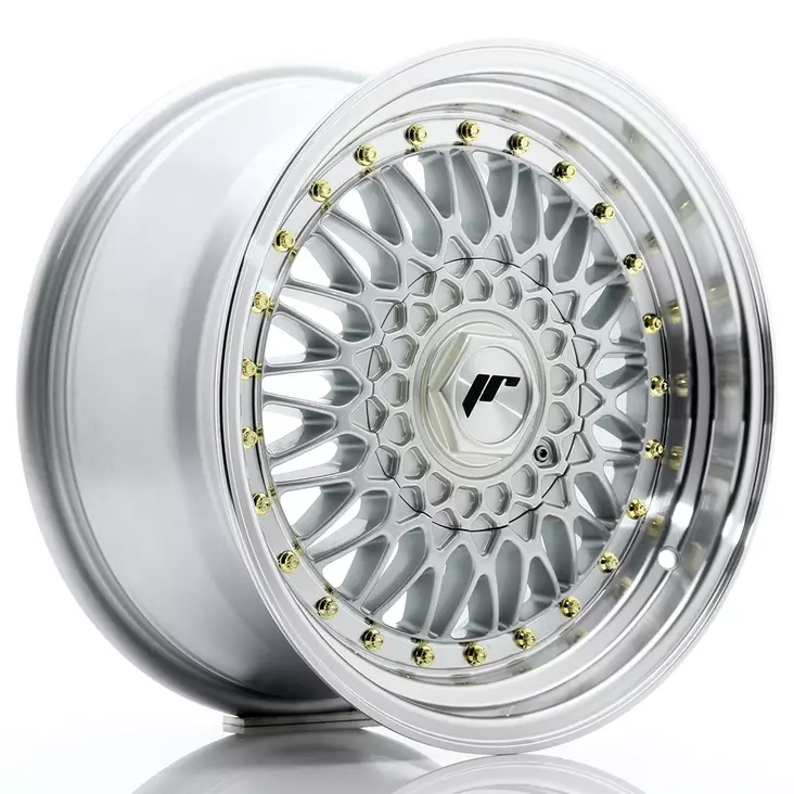 JR Wheels JR9 16x8 ET25 5x100/114,3 Silver w/Machined Lip - Japan Racing vanteet - 5902211907855 - 1