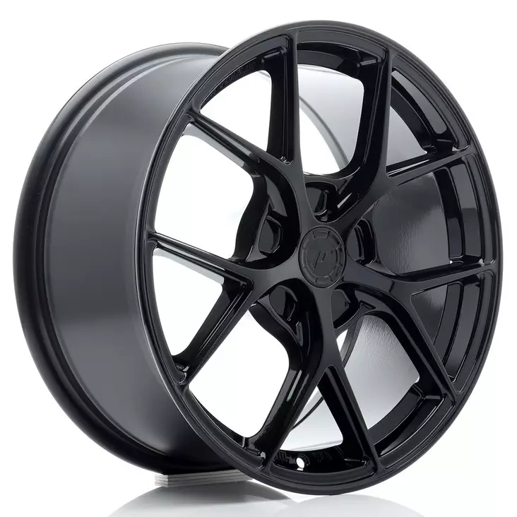 JR Wheels SL01 17x7 ET20-40 5H BLANK Gloss Black - Japan Racing vanteet - 5906871149365 - 1