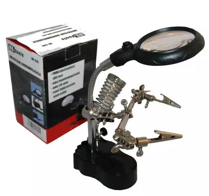 Juotosteline valolla ja kaksiteholinssillä - Autotyökalut ja tarvikkeet - 6430032157115 - 1