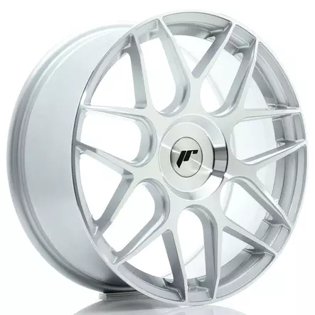 JR Wheels JR18 18x7,5 ET40 5x108 Silver Machined - Japan Racing vanteet - 5906871114226 - 1