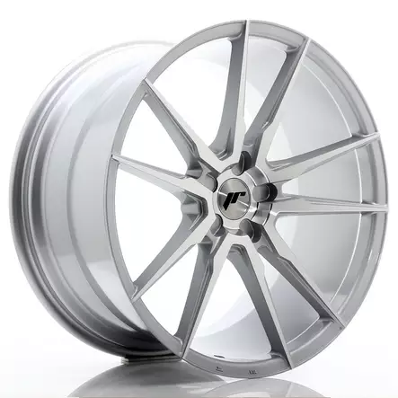 JR Wheels JR21 21x11 ET15-55 5H BLANK Silver Machined Face - Japan Racing vanteet - 5902211927976 - 1