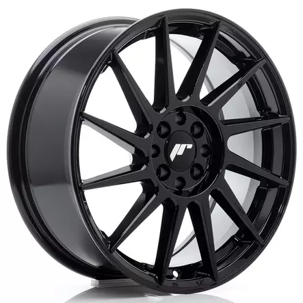 JR Wheels JR22 17x7 ET25 4x100/108 Glossy Black - Japan Racing vanteet - 5902211973966 - 1