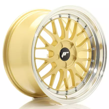 JR Wheels JR23 18x9,5 ET20-48 5H BLANK Gold w/Machined Lip - Japan Racing vanteet - 5902211995326 - 1