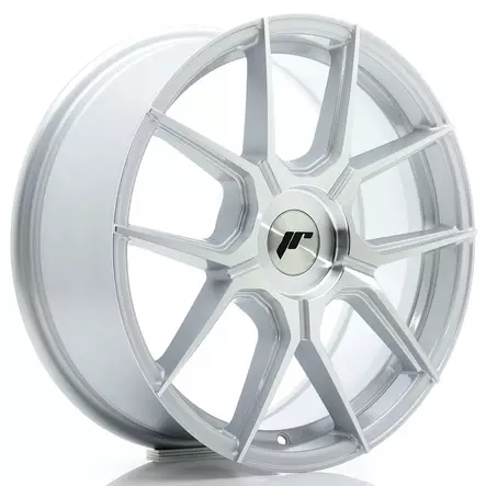 JR Wheels JR30 17x7 ET20-40 BLANK Silver Machined Face - Japan Racing vanteet - 5902211900146 - 1